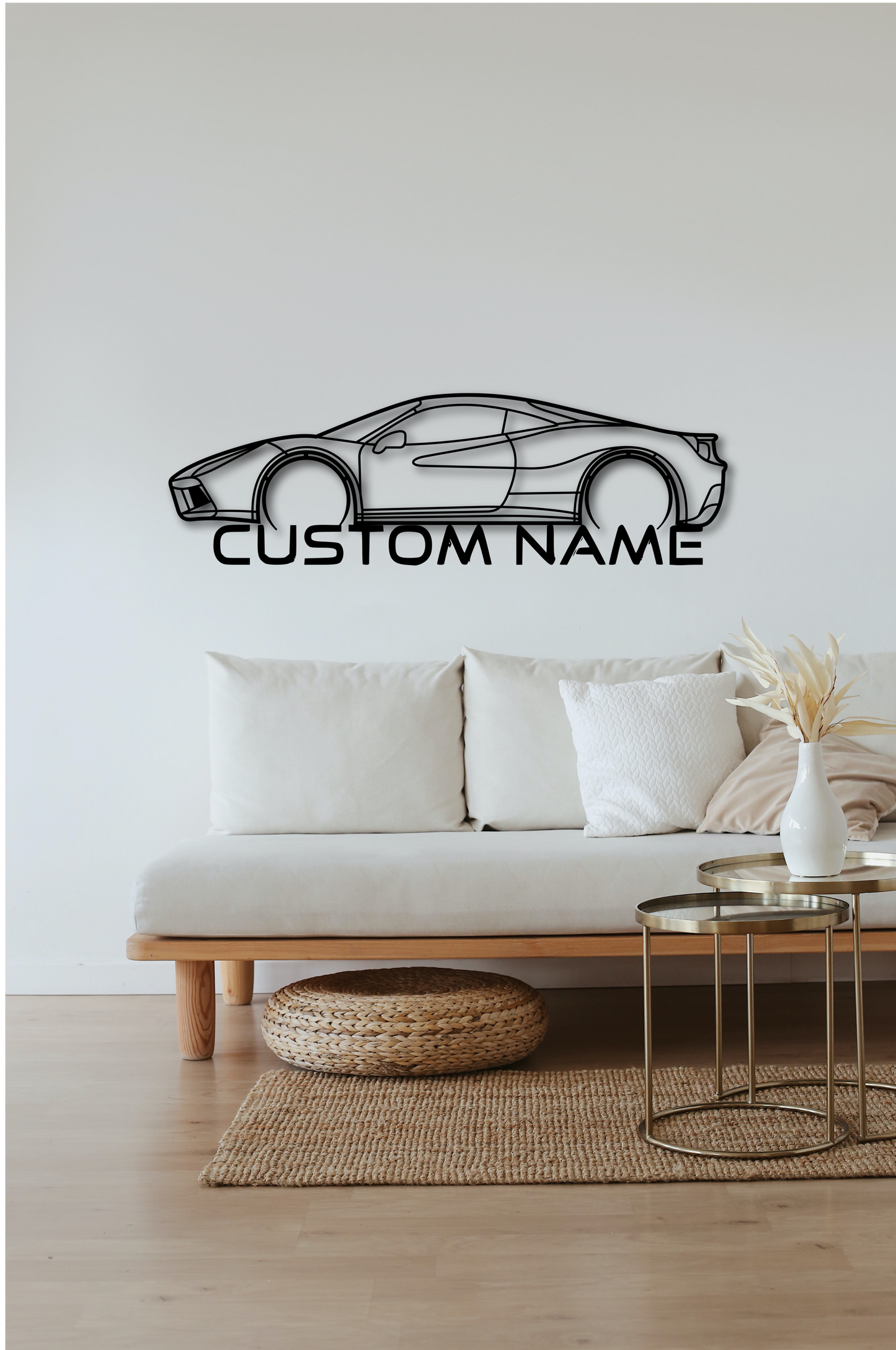 Steel Wall Art ASTON 488 GTB