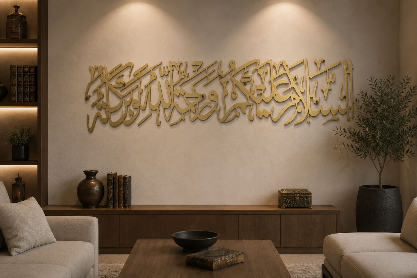 Islamic wall art "Assalamu Alaikum Islamic Wall Art" WAI00018