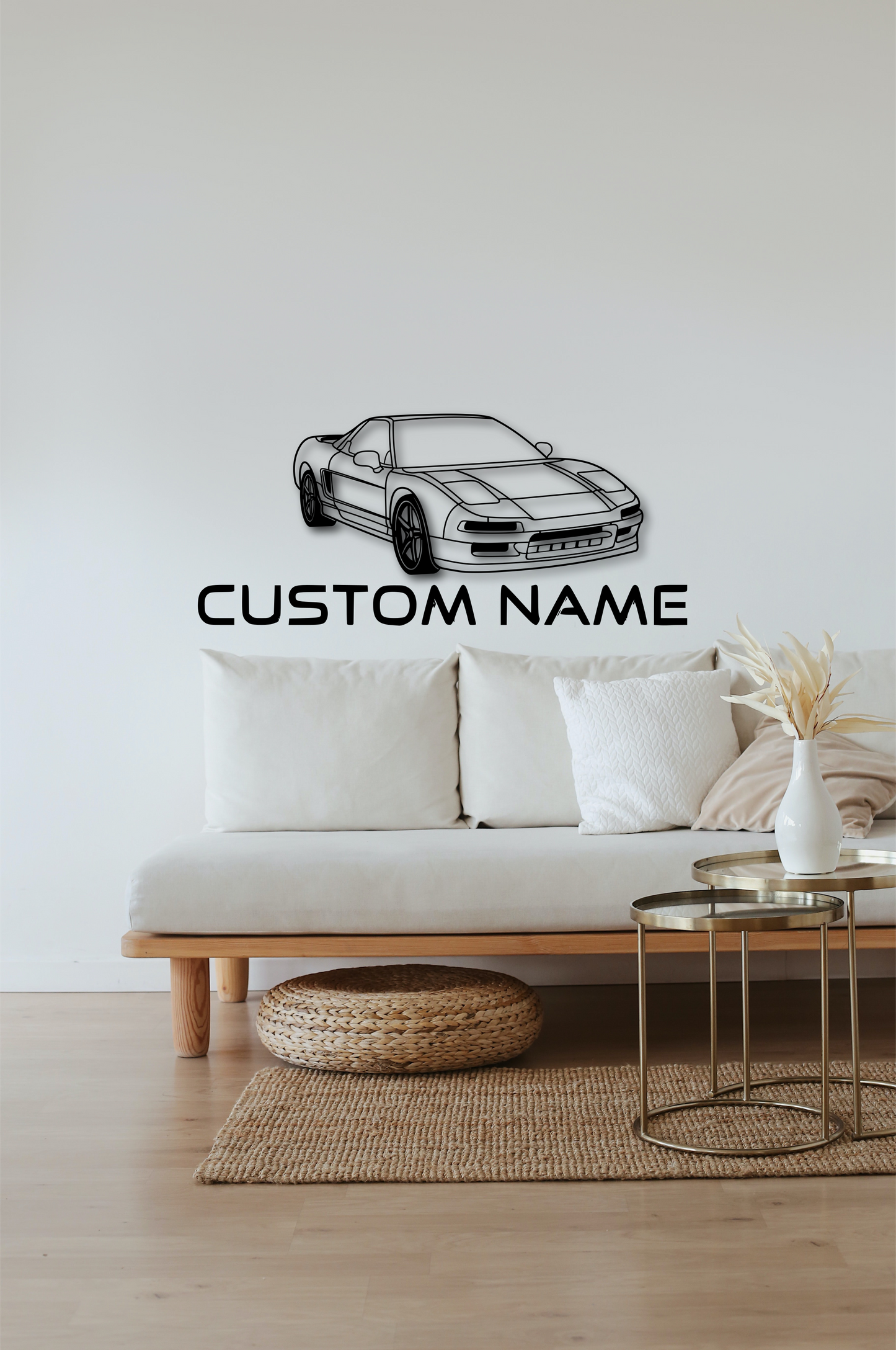 Steel Wall Art NSX 3D