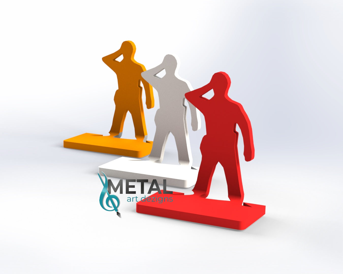 Mini knockdown targets set of 3 Heavy Duty