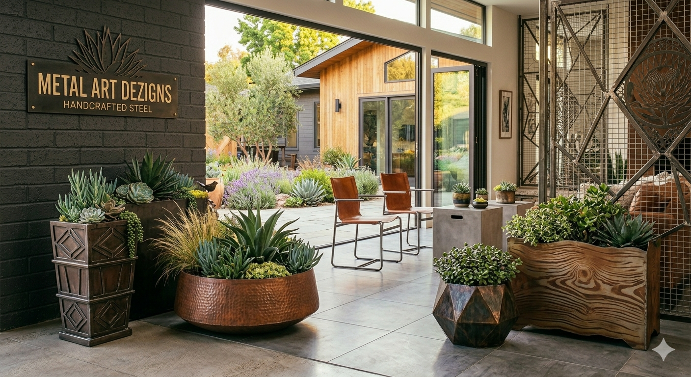 Metal Planters