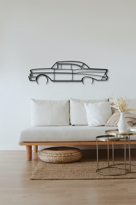 Steel Wall Art  CHEV BEL AIR