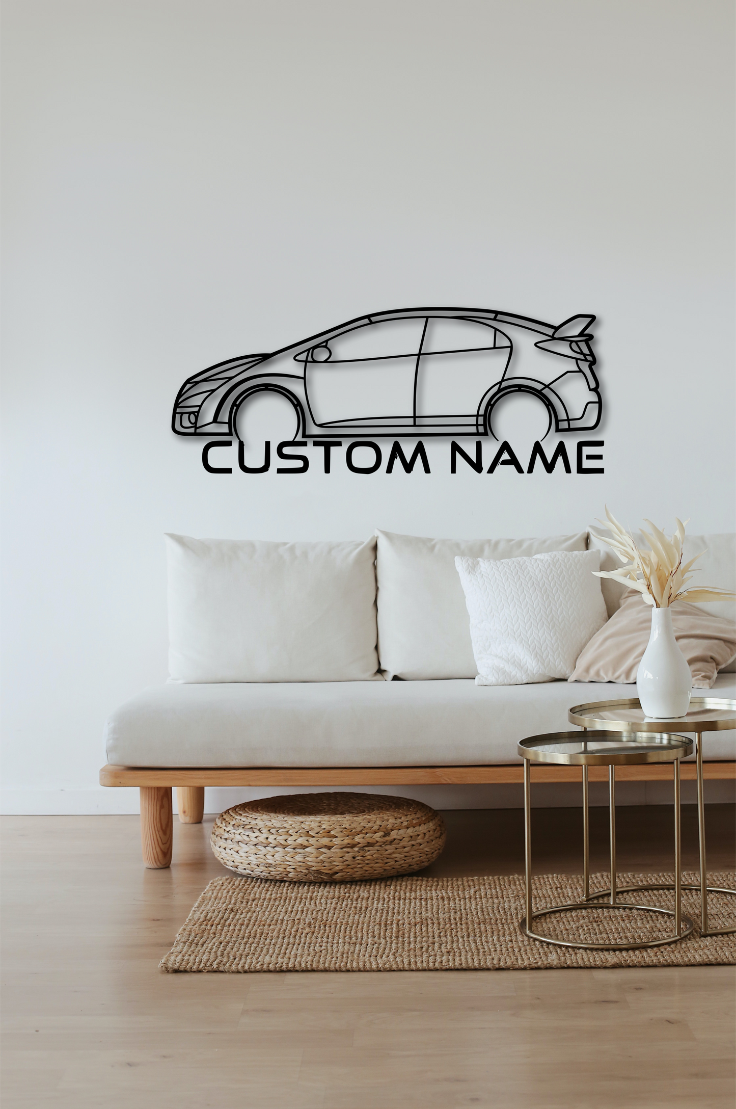 Steel Wall Art CIVIC R TYPE