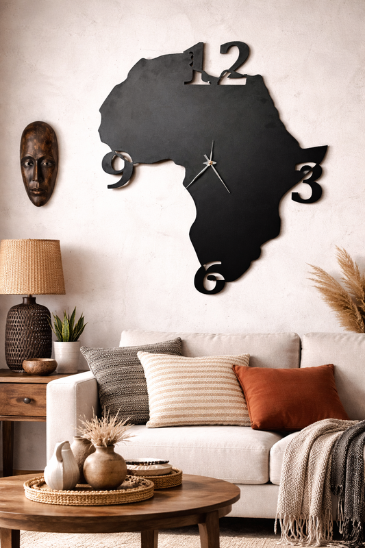 African map clock