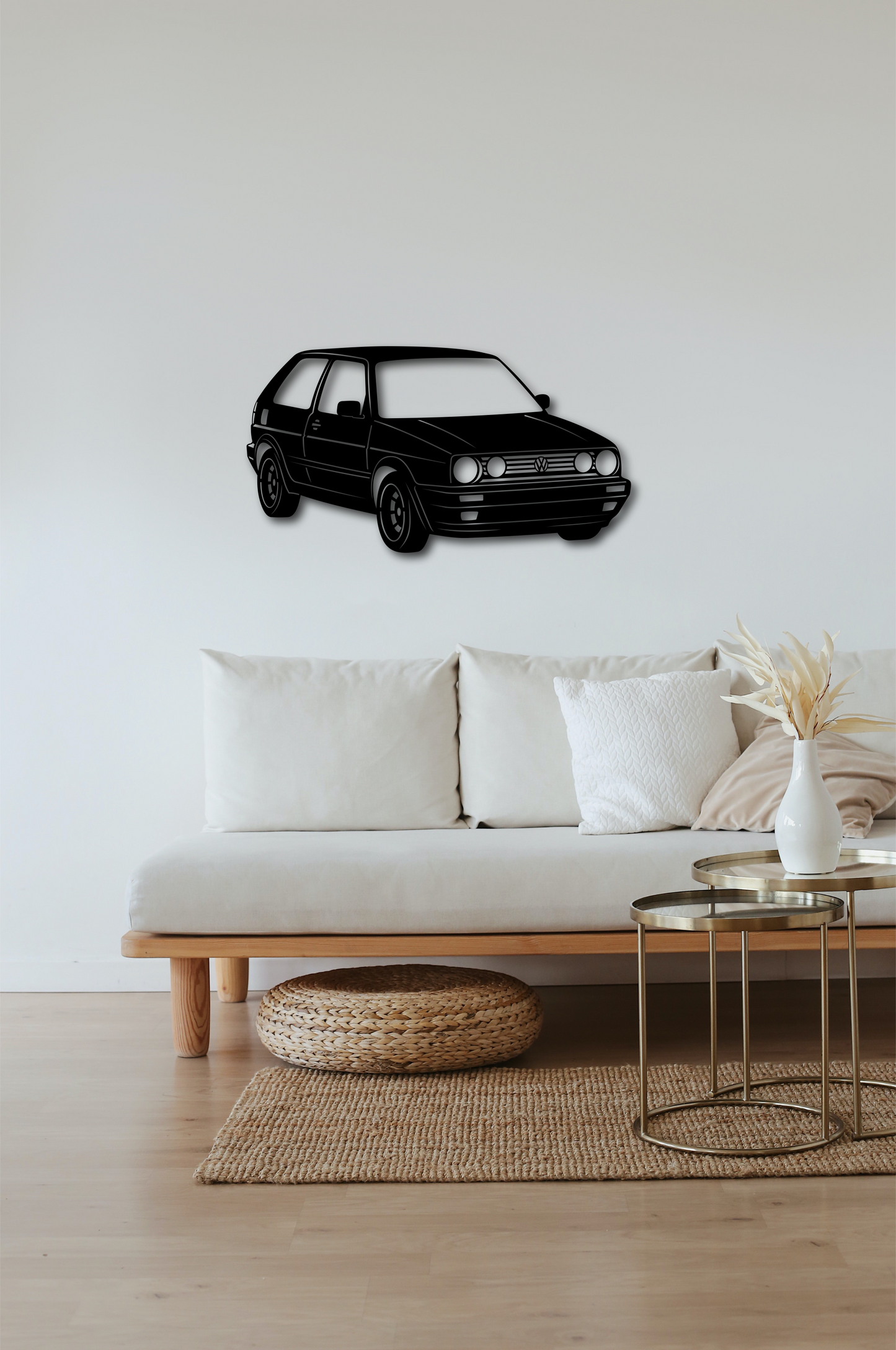 Steel Wall Art GOLF GTI2