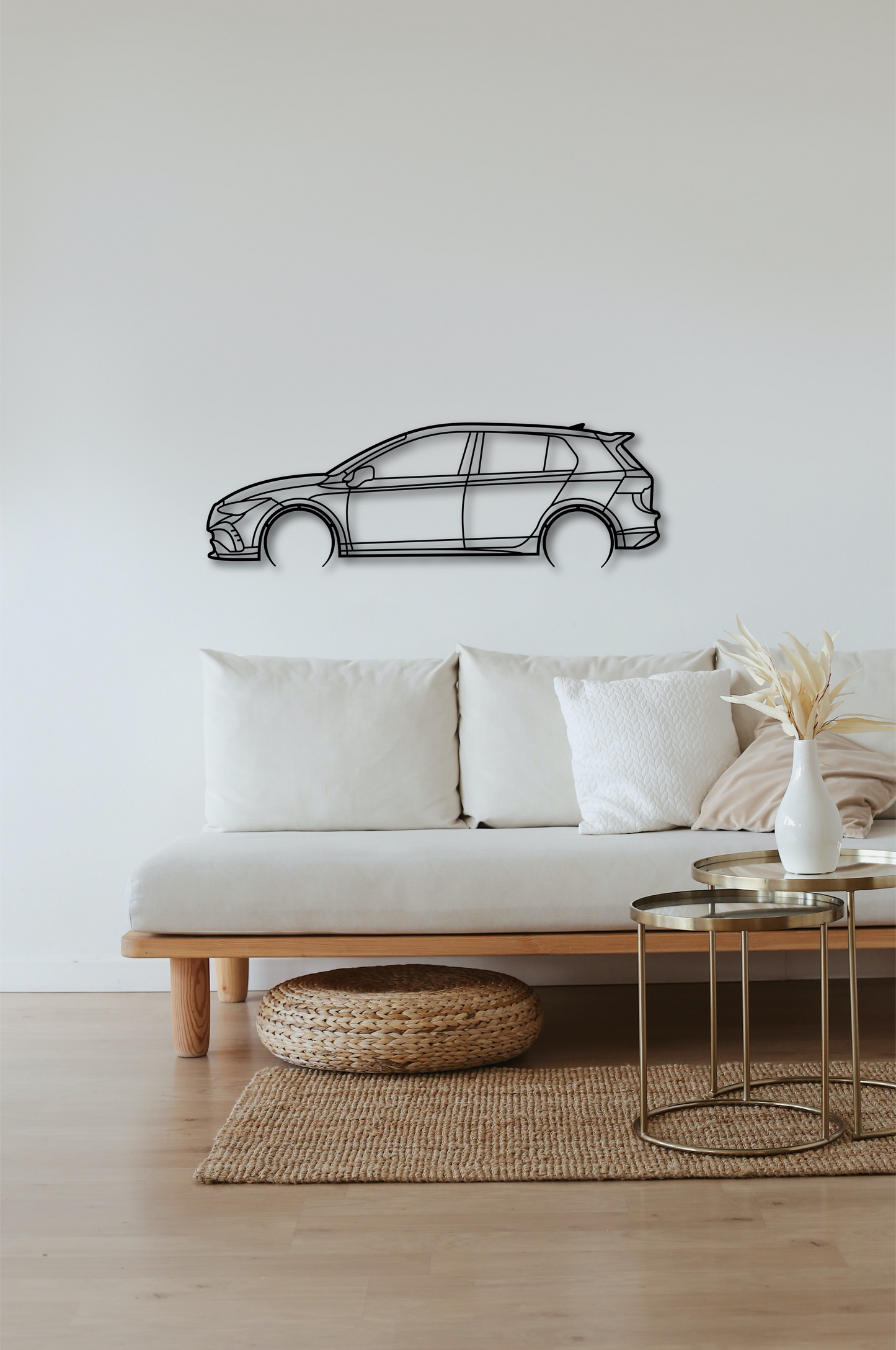 Steel Wall Art GOLF 8 R