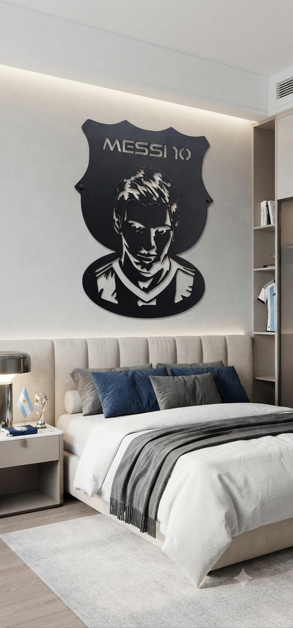 Messi Steel Wall art