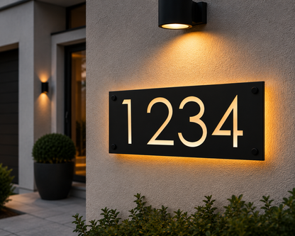 Steel House Number H00015