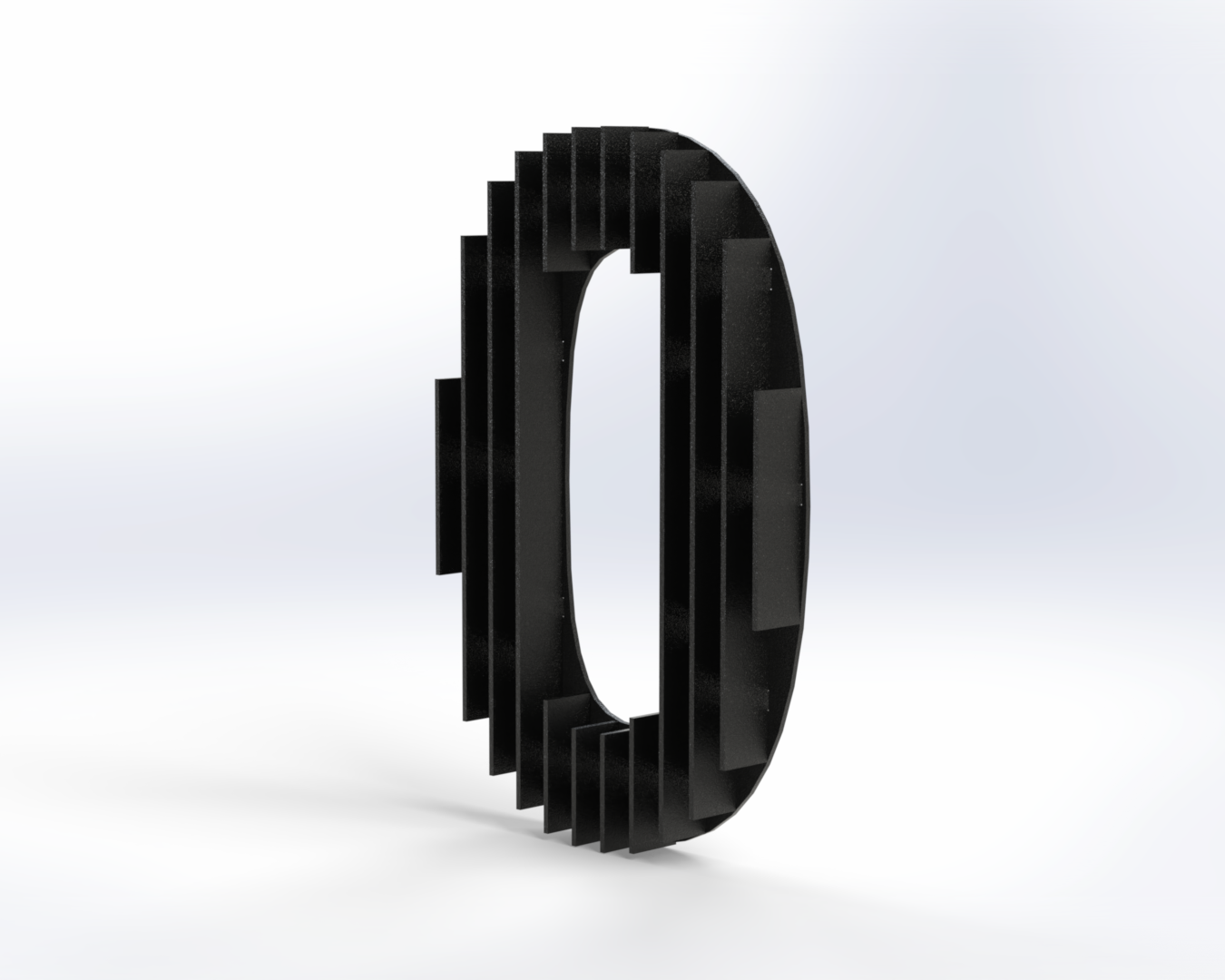 Steel House Number H0005