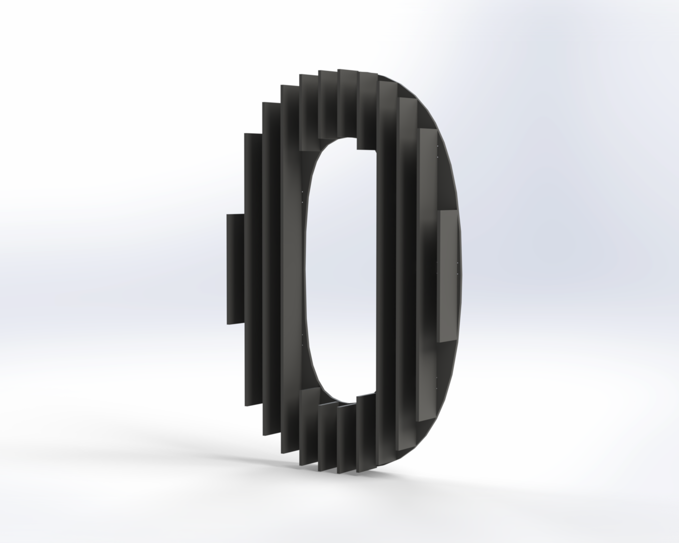 Steel House Number H0005
