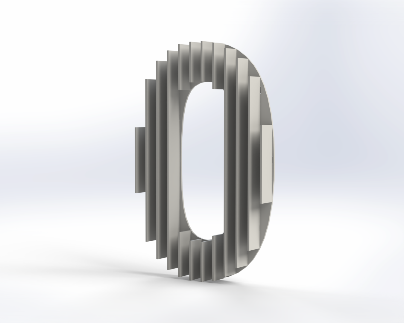 Steel House Number H0005