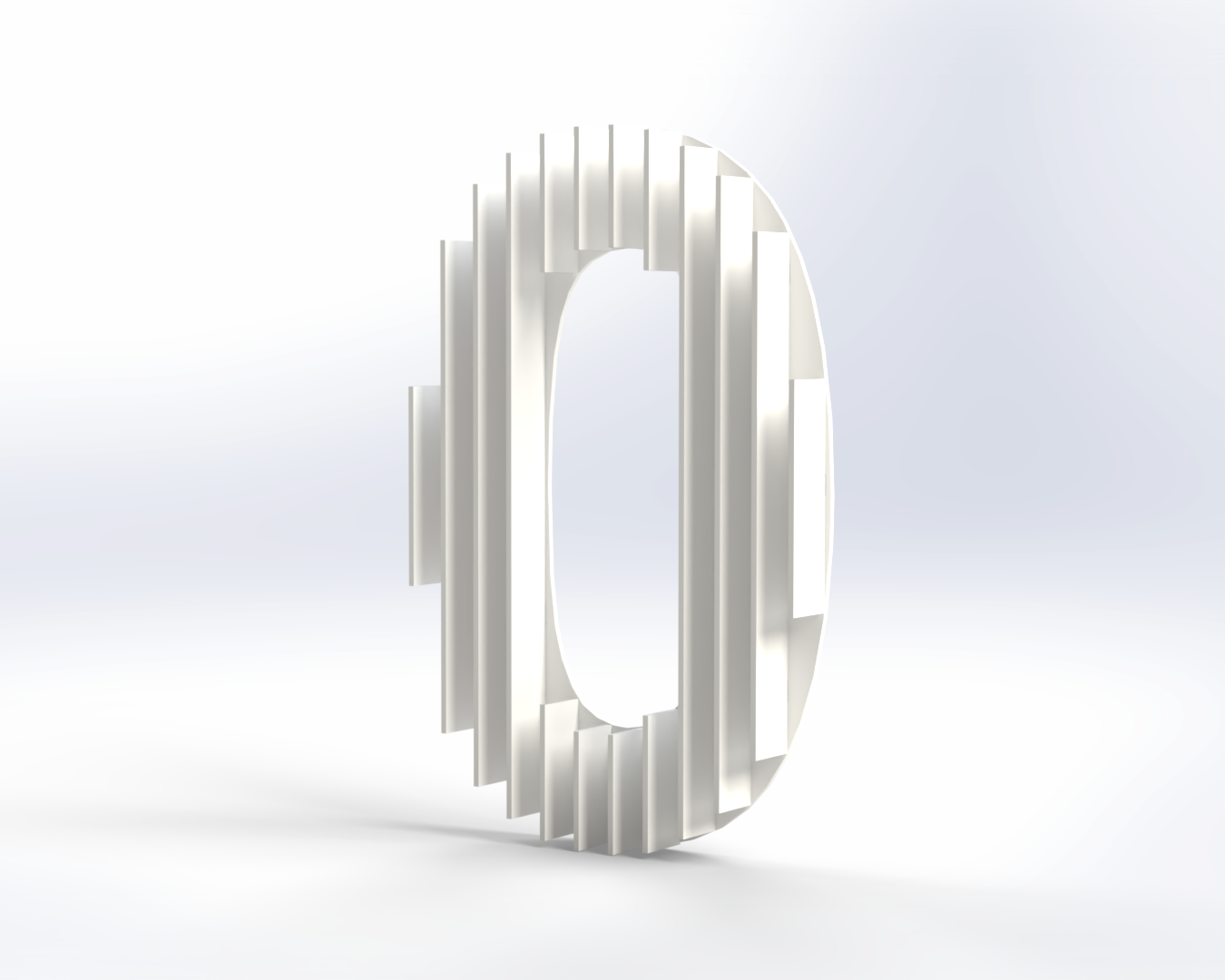 Steel House Number H0005