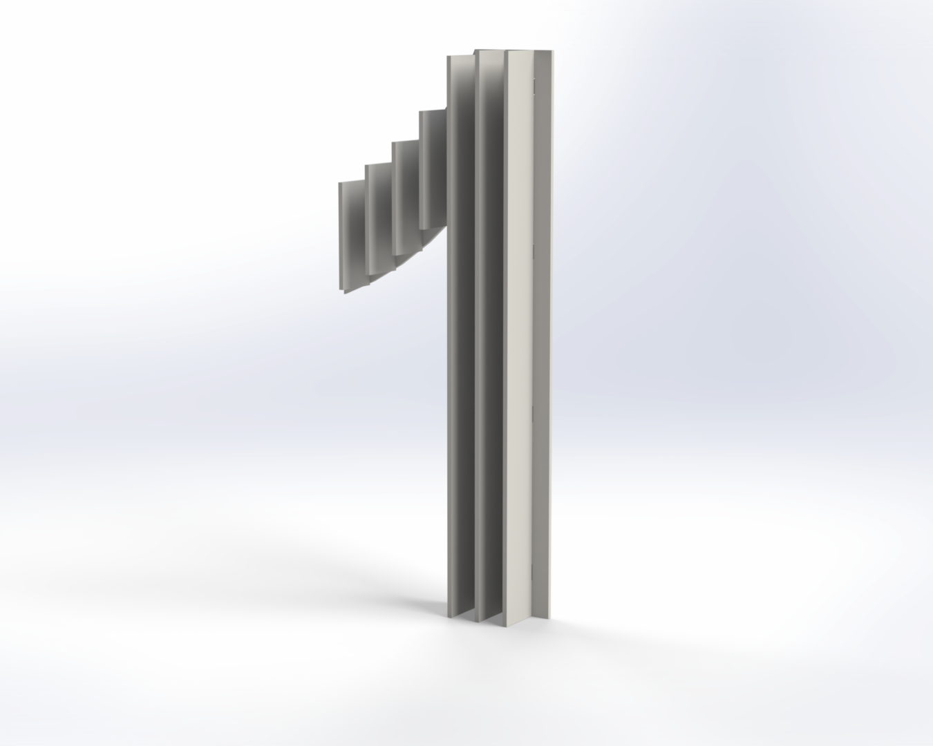 Steel House Number H0005