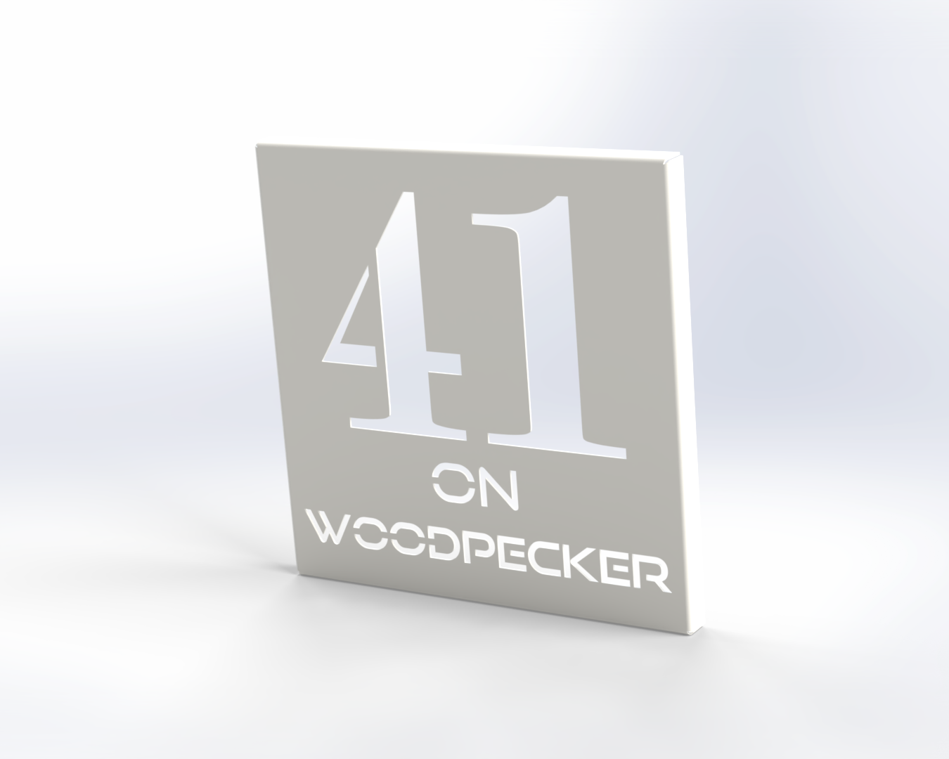 Steel House Number H00013