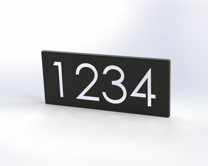 Steel House Number H00015