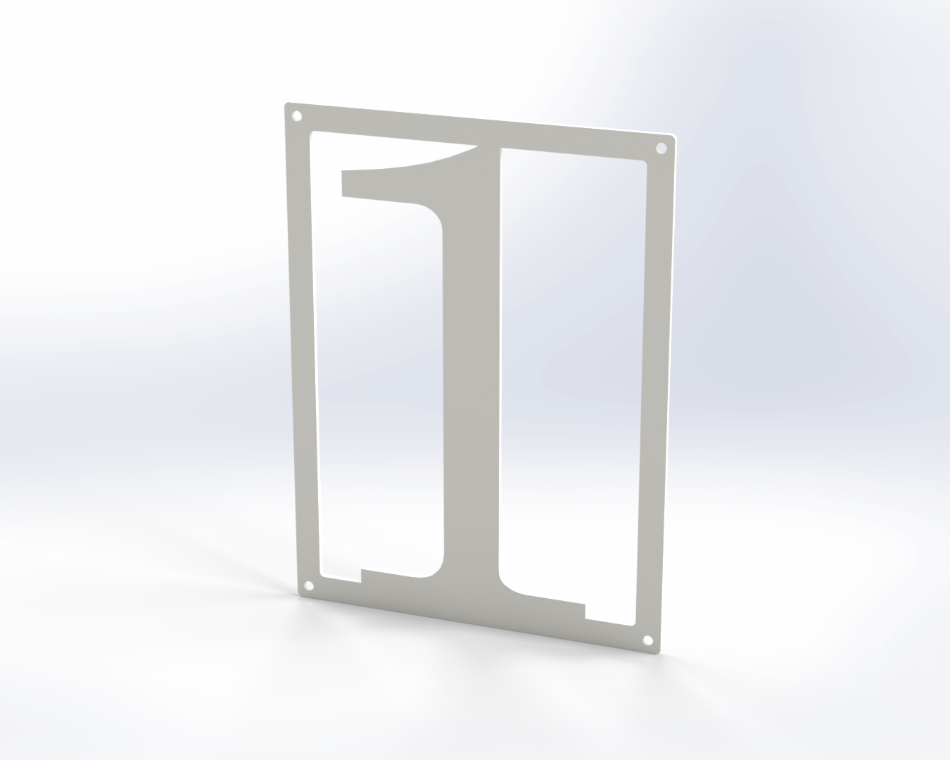 Steel House Number H00016