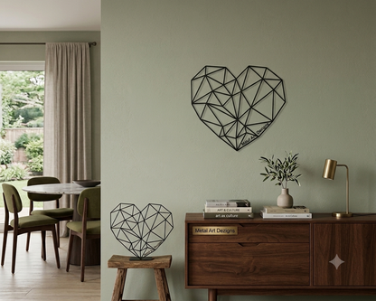 Geometric Antelope Metal Wall Art WAG0005