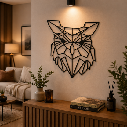 Geometric Antelope Metal Wall Art WAG0005