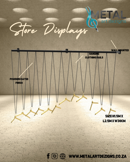 Shop Display Hanging Rails RS1001002