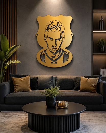 Messi Steel Wall art