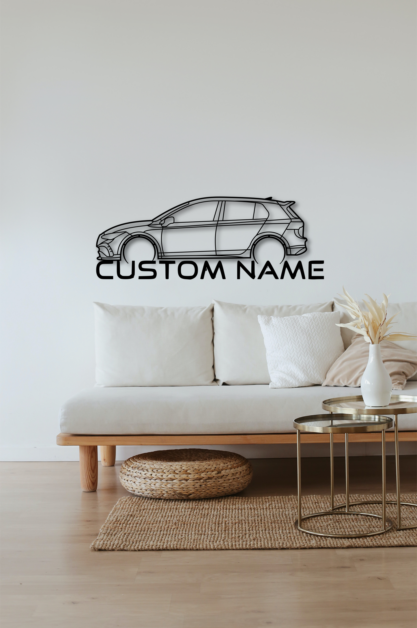 Steel Wall Art GOLF 8 R