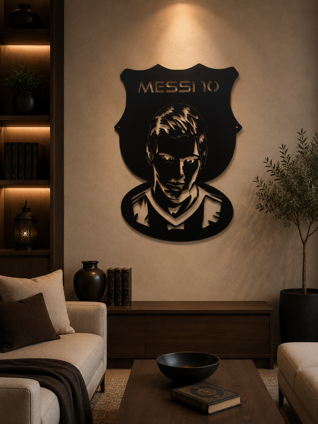 Messi Steel Wall art