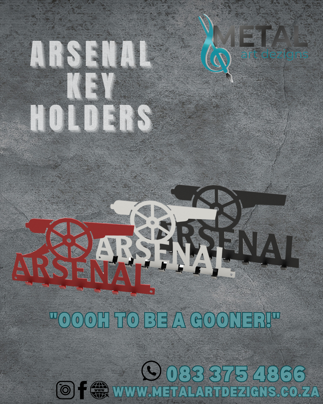 ARSENAL key holder