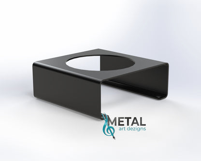 1 hole steel trailer light bracket