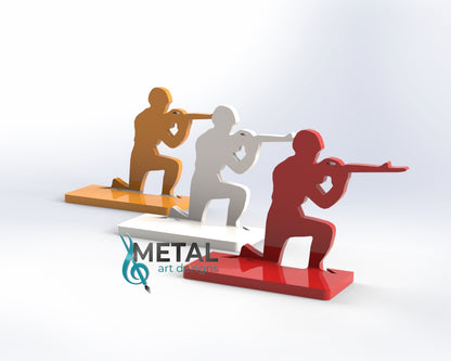 Mini knockdown targets set of 3 Heavy Duty