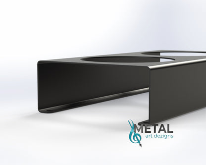 2 hole steel trailer light bracket