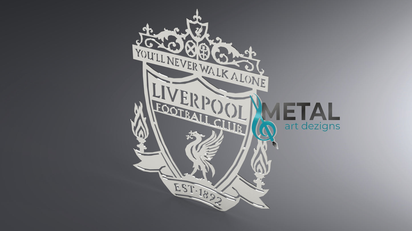 Liverpool Crest Steel Wall Art WA1003