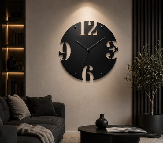 Modern Steel Wall Clock WC0004